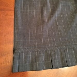 Savion petite size grey plaid skirt